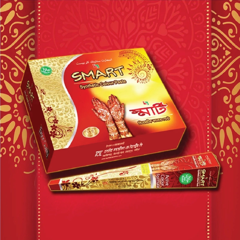 Smart Synthetic Colour Paste Mehendi- 2 pcs