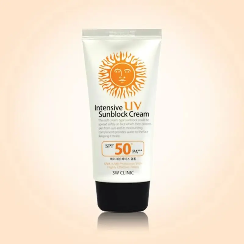 3W Clinic Intensive UV Sunblock Cream SPF50 PA+++ 70ml